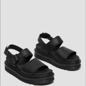 Dr. Martens Voss Womens Leather Strap Sandals Size 41 (US 10)